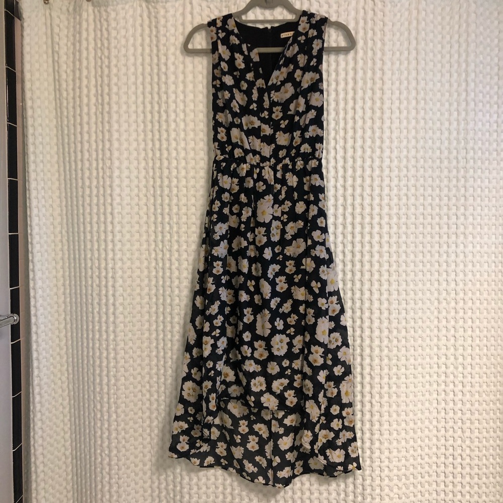 Alice + Olivia Floral High Low w/ Open Back - Sz 2